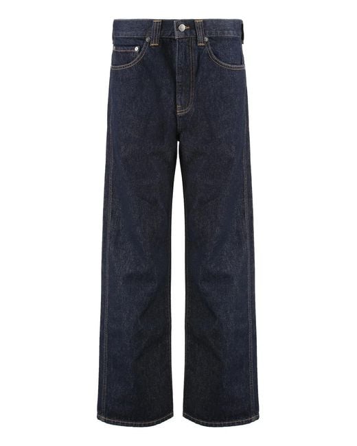 Khaite Blue Jeans Bonnie Wide-Leg