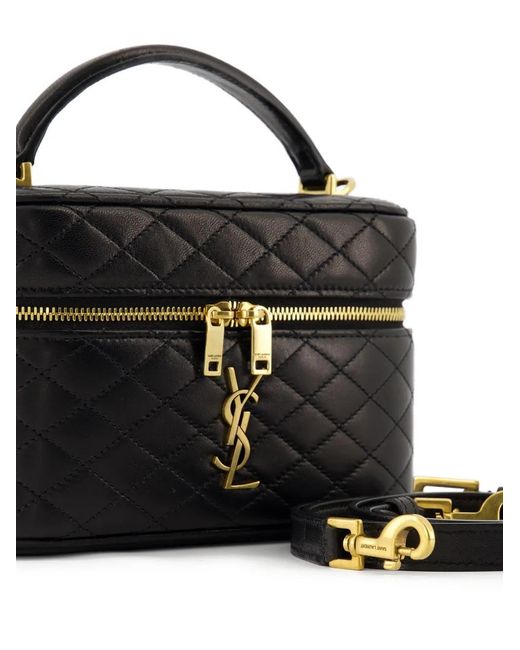 Saint Laurent Black Vanity Gaby Cassandre Bag