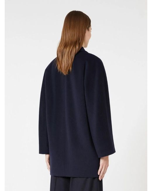 Max Mara Blue Rebus Short Coat