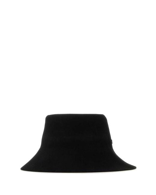 Helen Kaminski Black Petra Conscious Wool Bucket