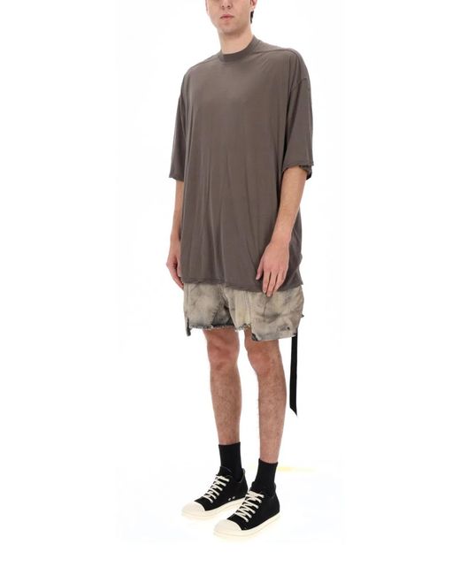 Rick Owens Brown Cotton T-Shirt for men