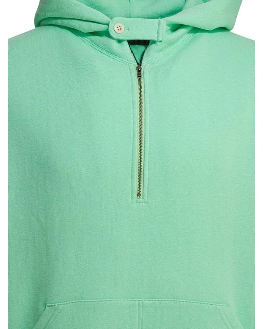 Beams Plus Green Cotton Sweatshirt for men