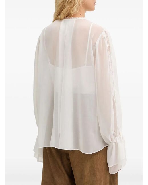 Pinko White Polyester Shirt