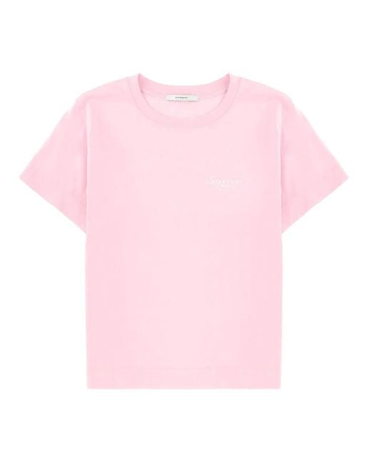 Givenchy Pink T-Shirt With Logo