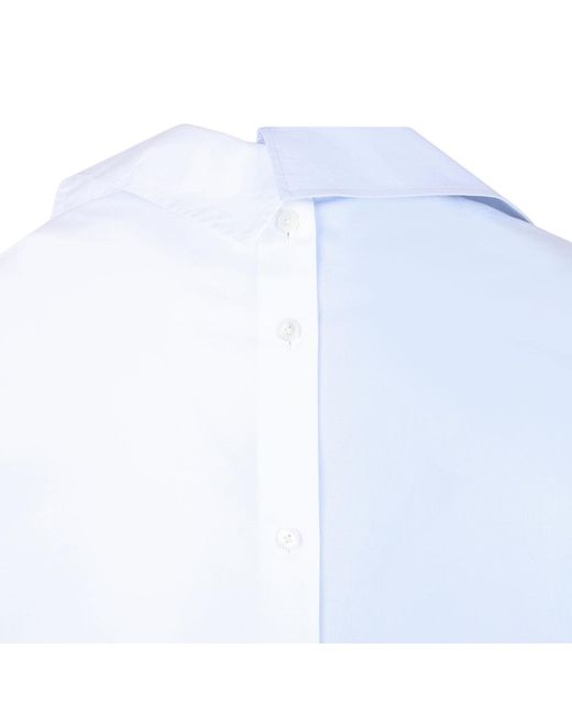 Lanvin Blue Cotton Shirt for men