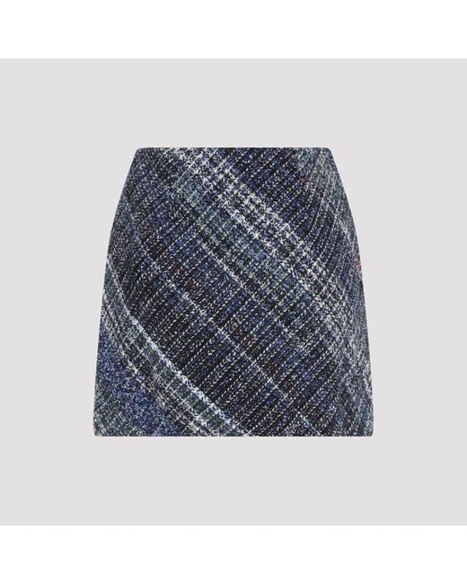 Missoni Blue Dark Tones Caperdoni Mini Skirt