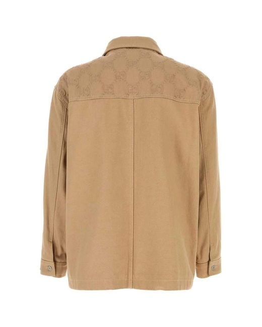 Gucci Natural Cotton Jacket for men