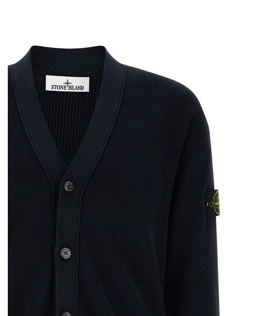 Stone Island Blue '5100009' Cardigan for men