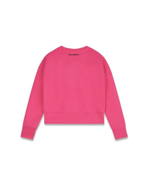 Karl Lagerfeld Pink Sweatshirt