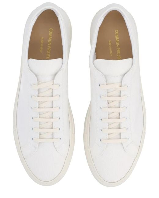 Common Projects White Cotton Sneakers for men