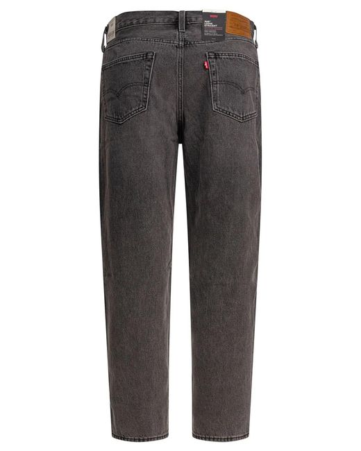 Levi's Gray "568 Straight" Jeans for men