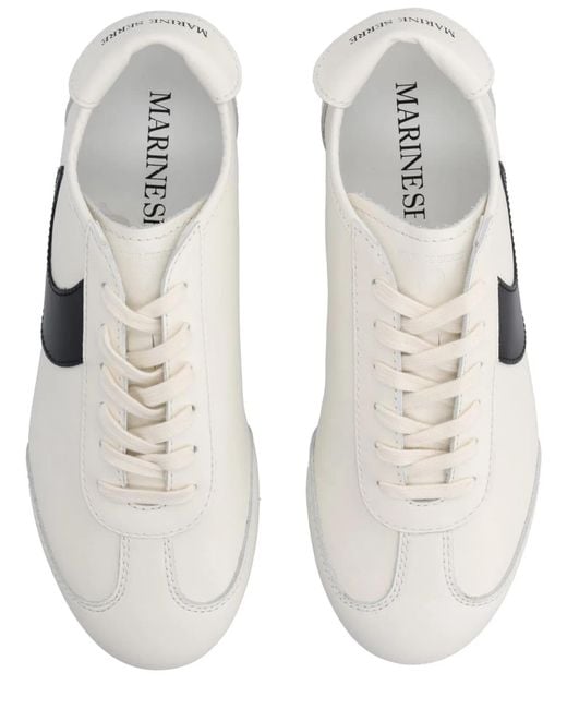 MARINE SERRE White Ms Astra Sneaker