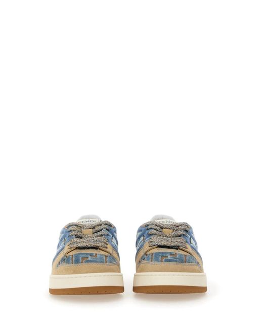 Fendi Blue "Match" Sneaker