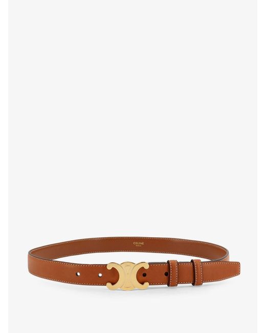 Céline Brown Leather Belt