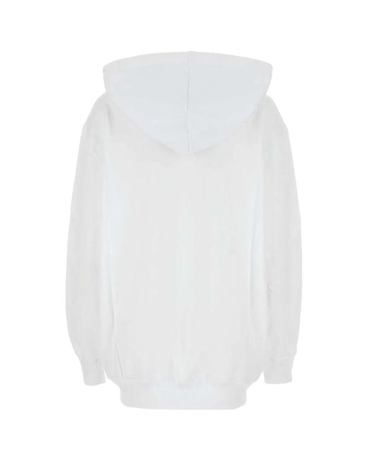 Lanvin White Cotton Sweatshirt