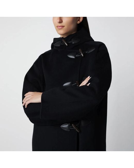 Rohe Black Duffle Coat