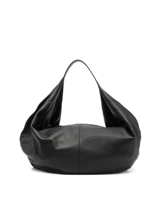 Aesther Ekme Black "Ray 50" Large Hobo Bag