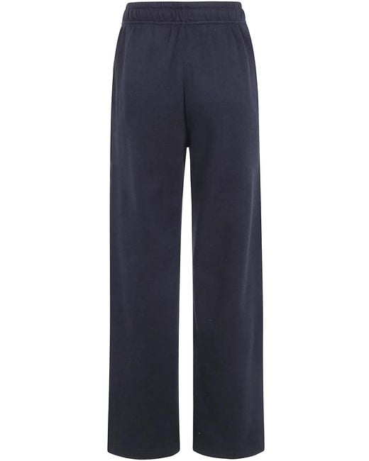 Polo Ralph Lauren Blue Knit Open Bottom Sweatpants