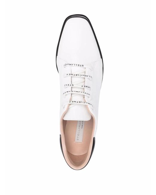 Stella McCartney White Sneakers Con Zeppa Elyse