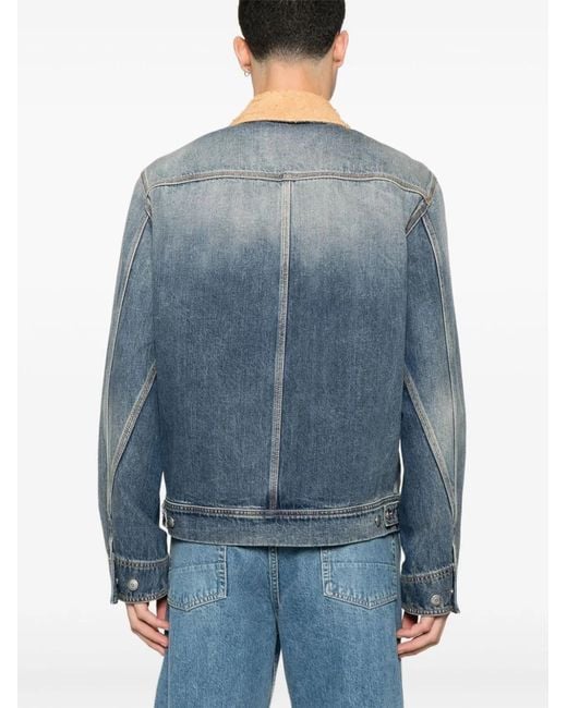 McQueen Blue Denim Jacket for men