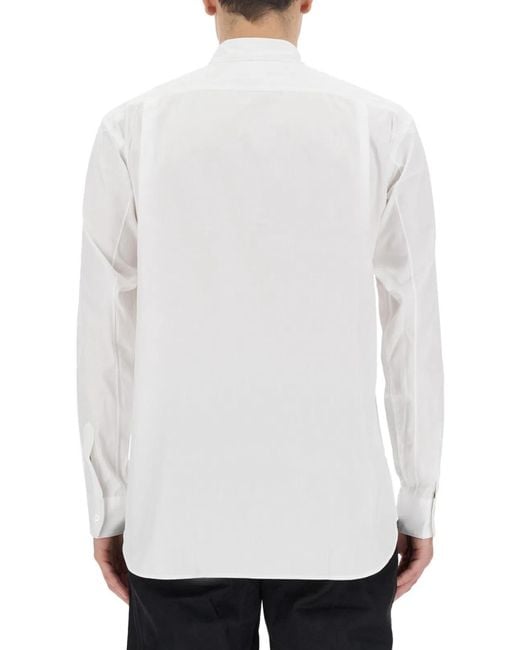 Comme des Garçons White Shirt Cut Out Shirt for men