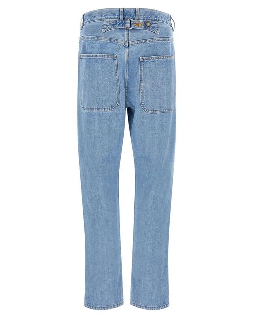 Thom Browne Blue Back Martingale Jeans for men