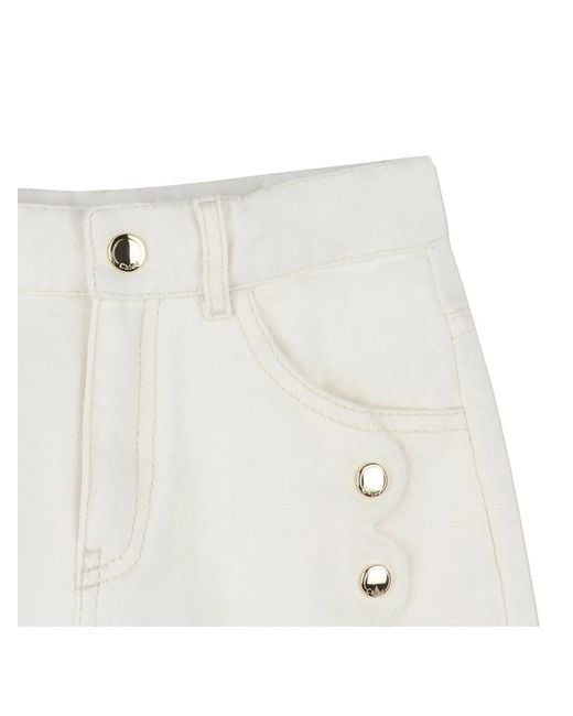 Chloé White Bermuda