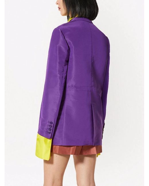 Valentino Purple Giacca Monopetto