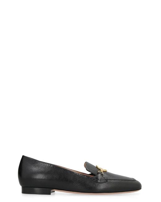 Bally Black Obrien Leather Loafers