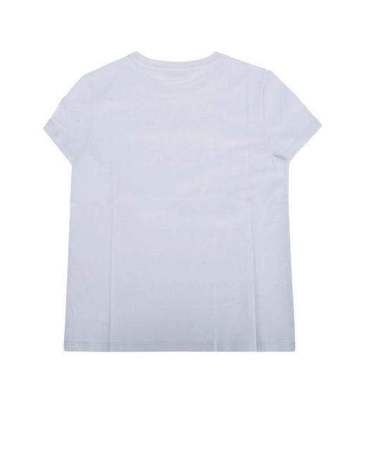 Moncler White Jr Ss T-Shirt