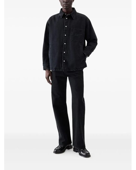 Jacquemus Black La Chemise Boulanger Shirt for men