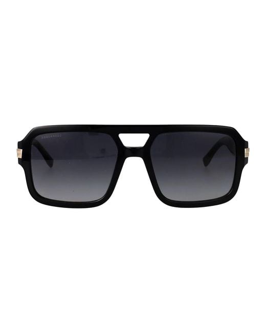 DSquared² Black Acetate Sunglasses for men