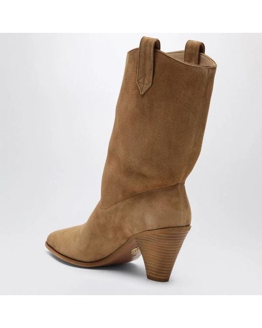Aquazzura Brown Boogie Camel-Coloured Texan Boots