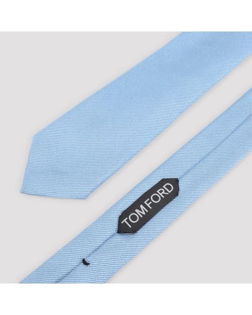 Tom Ford Blue Baby Solid Tie for men