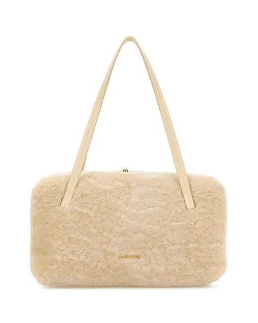 Jil Sander Natural Goji Pillow Handle Sm