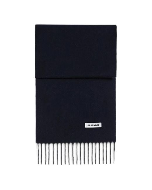 Jil Sander Blue Scarf for men