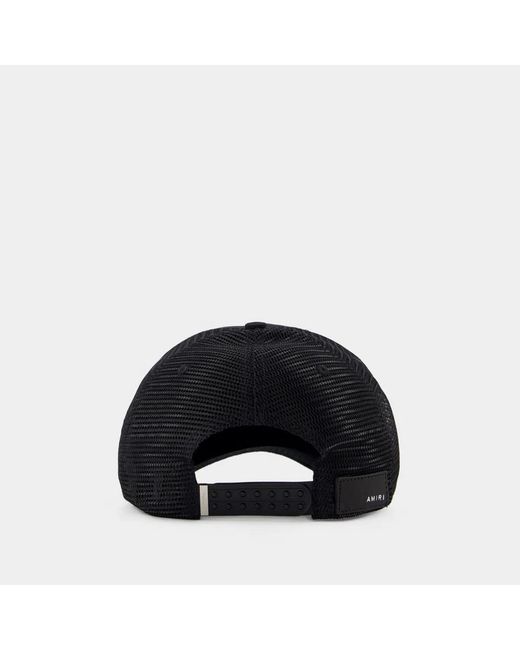 Amiri Black Trucker Cap