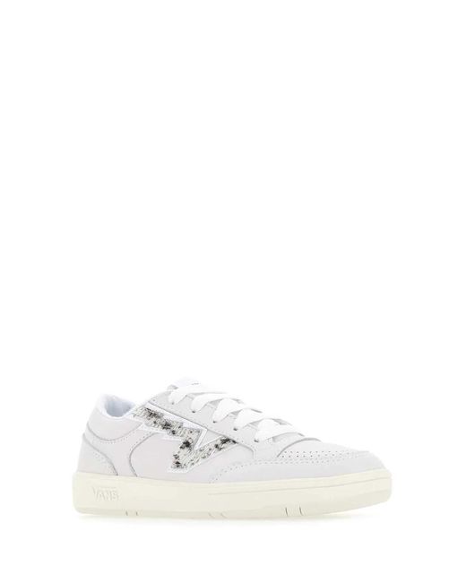 Vans White Chalk Suede Snake Lowland Cc Sneakers