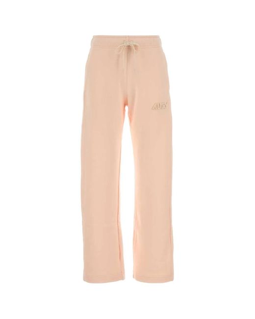 Autry White Light Cotton Joggers
