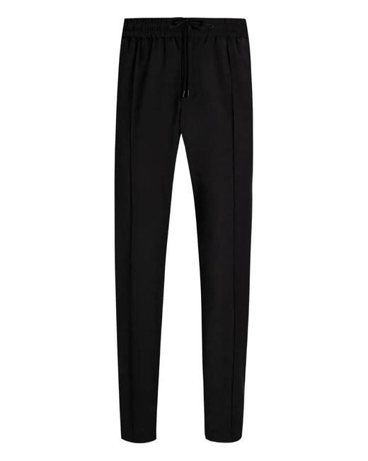 Dolce & Gabbana Black Dolce & Gabbana Wool Blend Trouser for men