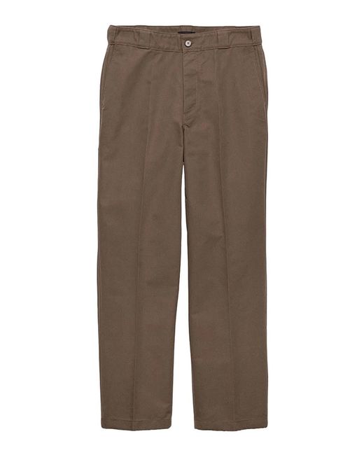 Prada Brown Denim Pants for men
