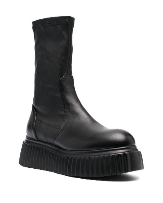 Agl Attilio Giusti Leombruni Black Leather Shoes