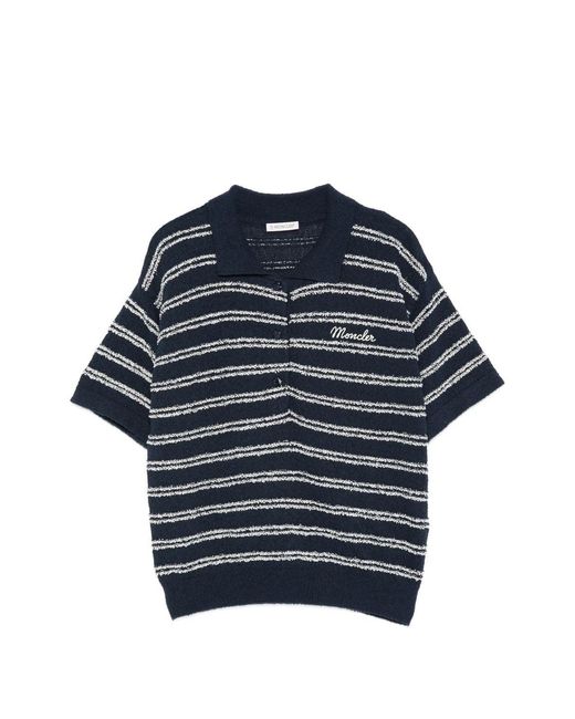 Moncler Women's Blue Technical Long-Sleeve Shirt