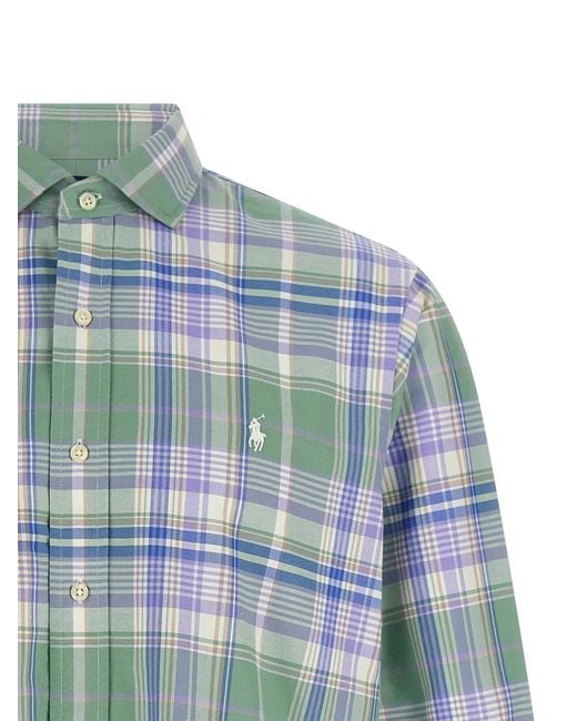 Polo Ralph Lauren Blue Sport Shirt for men