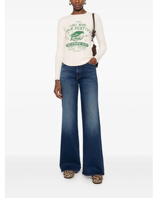 Mother Blue "Troublemaker" Jeans