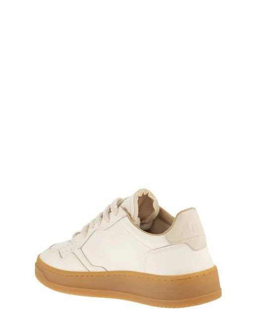 Autry White Medalist Low for men