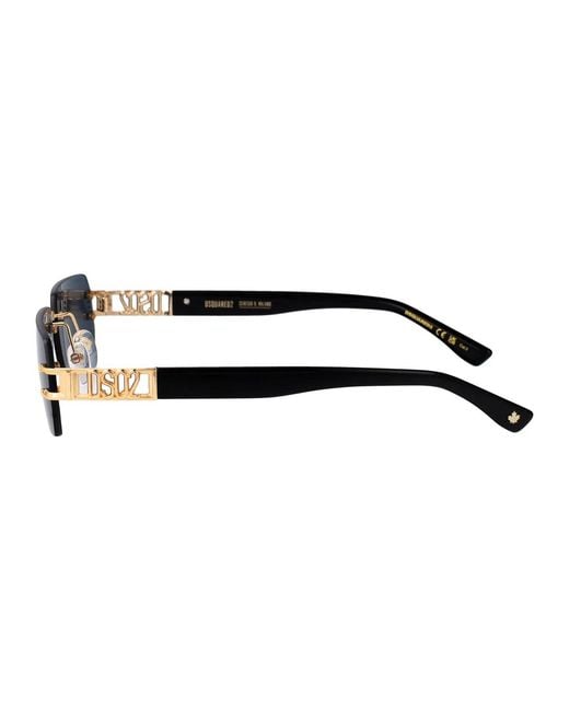 DSquared² Blue Metal Sunglasses for men