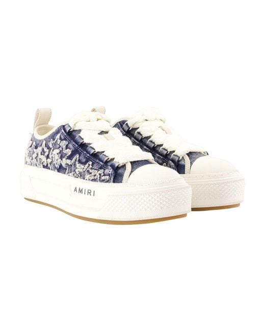 Amiri Blue Court Low Sneakers