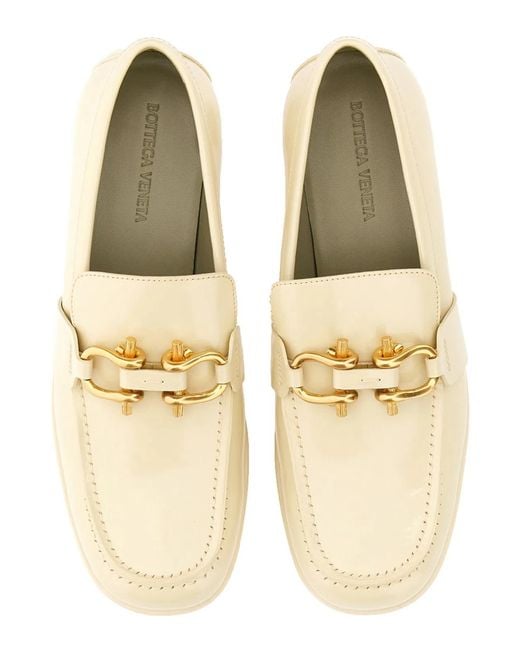Bottega Veneta Natural Moccasin Monsieur