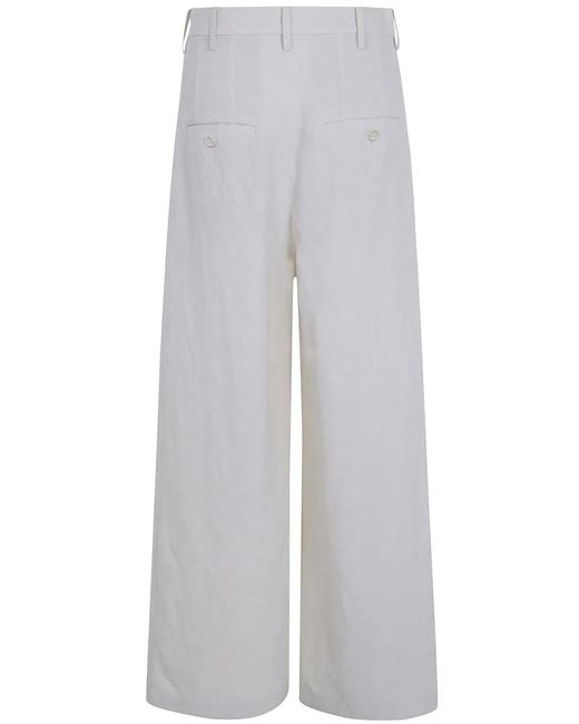 Uma Wang White "Paella" Pants